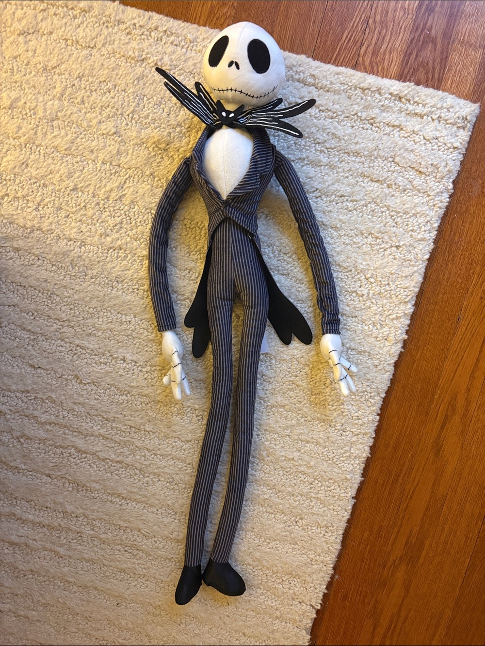 Jack Skellington Plush Doll Nightmare Before Christmas Disney Parks World